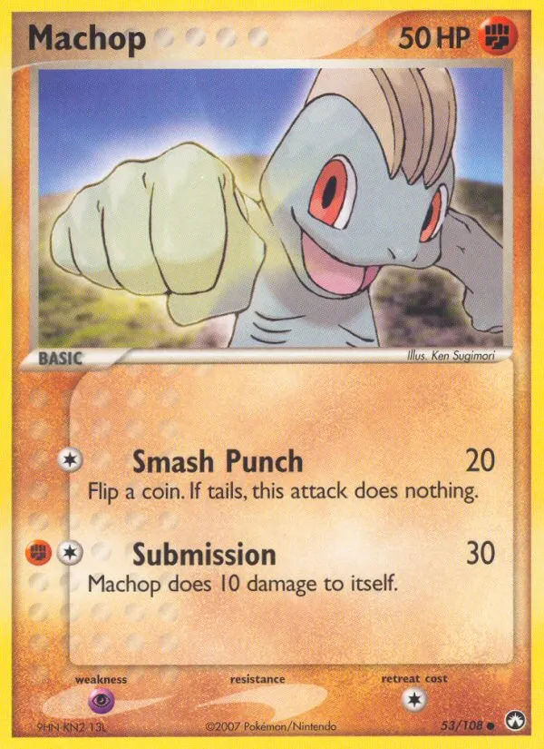 Machop — EX Power Keepers — Pokemon