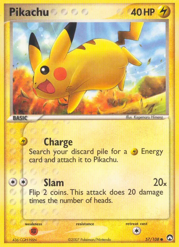 Pikachu — EX Power Keepers — Pokémon