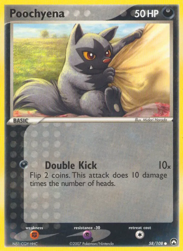 Poochyena — EX Power Keepers — Pokémon