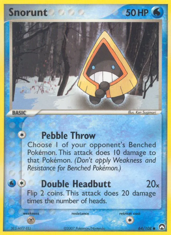 Snorunt — EX Power Keepers — Pokémon