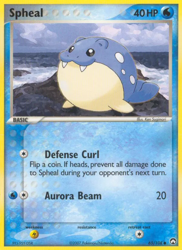 Spheal — EX Power Keepers — Pokémon