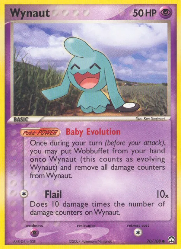 Wynaut — EX Power Keepers — Pokemon