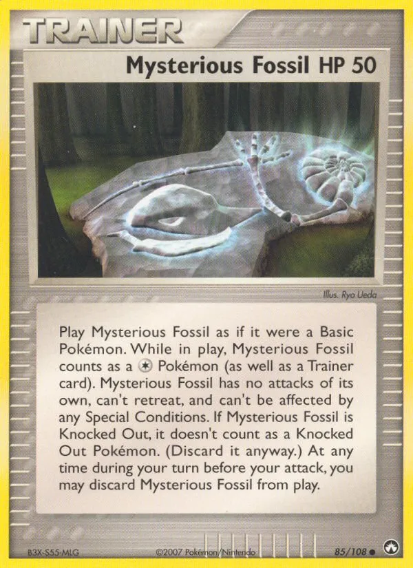 Mysterious Fossil — EX Power Keepers — Pokemon