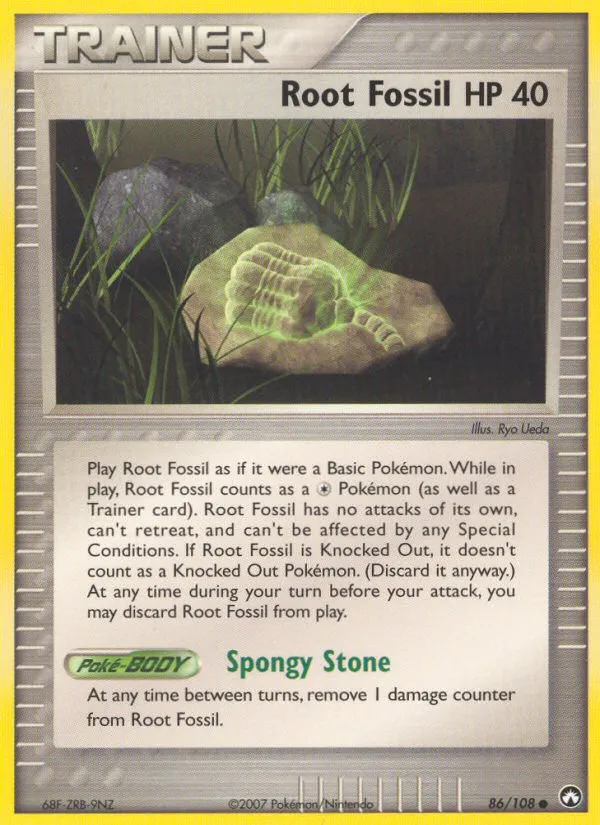 Root Fossil — EX Power Keepers — Pokemon