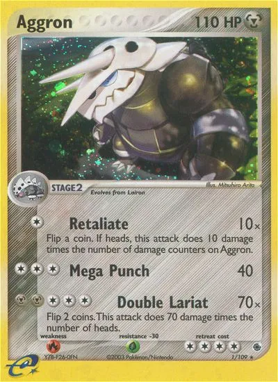 Aggron — EX Ruby and Sapphire — Pokémon