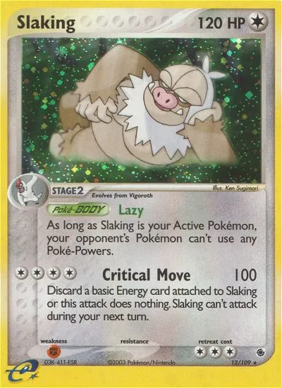 Slaking — EX Ruby and Sapphire — Pokémon