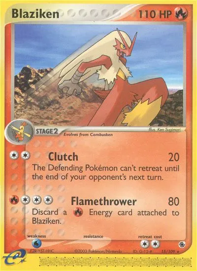 Blaziken — EX Ruby and Sapphire — Pokémon