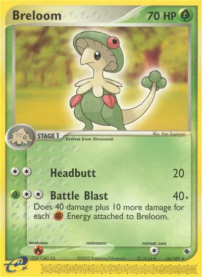 Breloom — EX Ruby and Sapphire — Pokémon