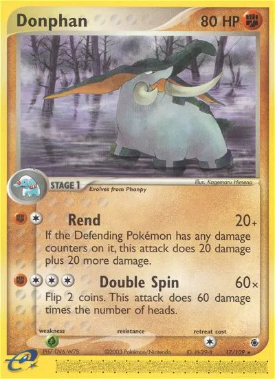 Donphan — EX Ruby and Sapphire — Pokemon
