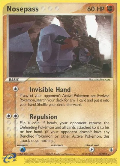 Nosepass — EX Ruby and Sapphire — Pokémon