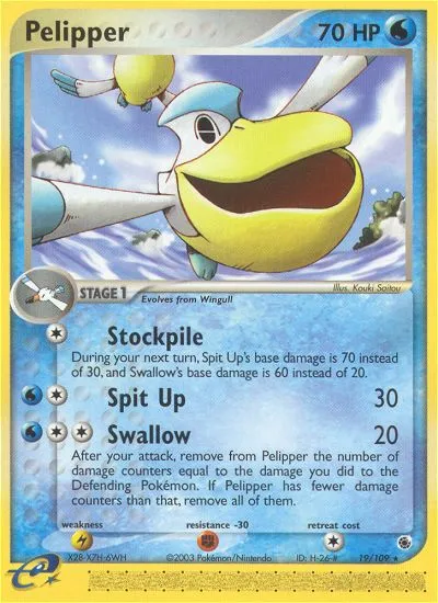 Pelipper — EX Ruby and Sapphire — Pokemon