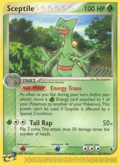 Sceptile — EX Ruby and Sapphire — Pokemon