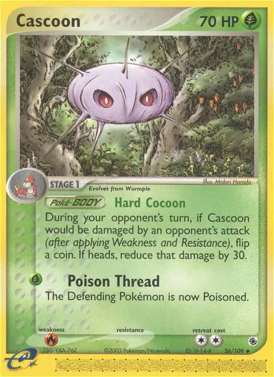 Cascoon — EX Ruby and Sapphire — Pokémon