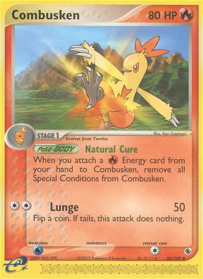 Combusken — EX Ruby and Sapphire — Pokémon