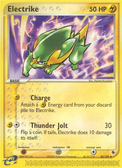 Electrike — EX Ruby and Sapphire — Pokemon