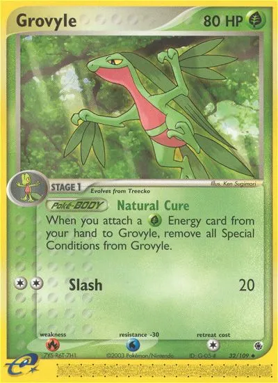 Grovyle — EX Ruby and Sapphire — Pokemon