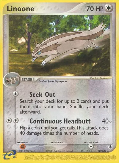 Linoone — EX Ruby and Sapphire — Pokémon