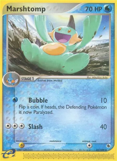 Marshtomp — EX Ruby and Sapphire — Pokemon