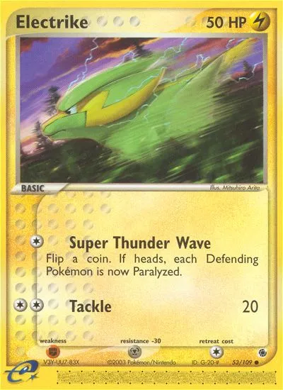 Electrike — EX Ruby and Sapphire — Pokemon