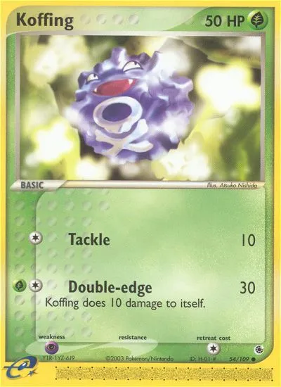 Koffing — EX Ruby and Sapphire — Pokémon