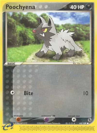 Poochyena — EX Ruby and Sapphire — Pokémon