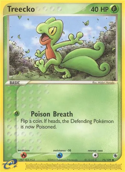 Treecko — EX Ruby and Sapphire — Pokémon