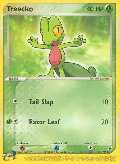 Treecko — EX Ruby and Sapphire — Pokémon