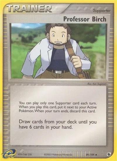 Professor Birch — EX Ruby and Sapphire — Pokemon