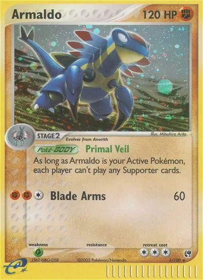 Armaldo — EX Sandstorm — Pokémon
