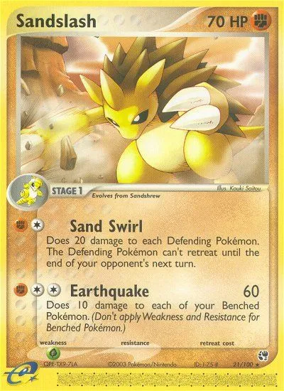 Sandslash — EX Sandstorm — Pokemon