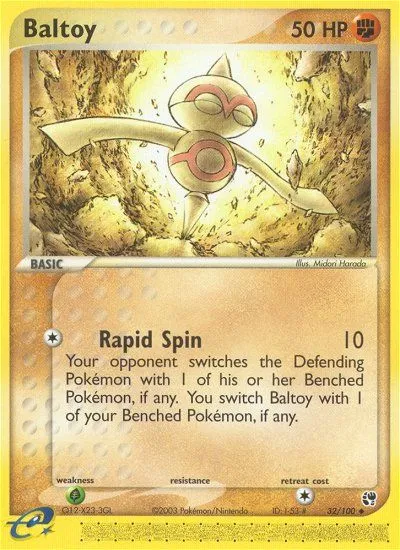 Baltoy — EX Sandstorm — Pokemon