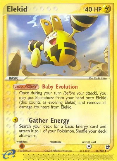 Elekid — EX Sandstorm — Pokemon