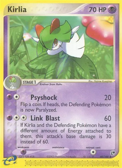Kirlia — EX Sandstorm — Pokémon