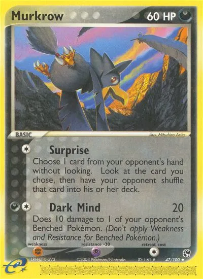 Murkrow — EX Sandstorm — Pokemon