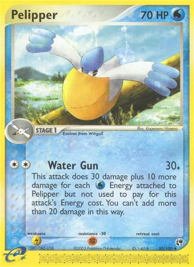 Pelipper — EX Sandstorm — Pokemon