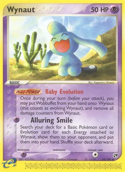 Wynaut — EX Sandstorm — Pokémon
