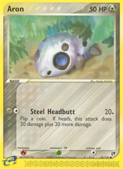 Aron — EX Sandstorm — Pokémon