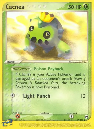Cacnea — EX Sandstorm — Pokémon