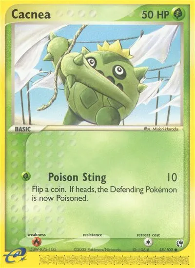Cacnea — EX Sandstorm — Pokémon