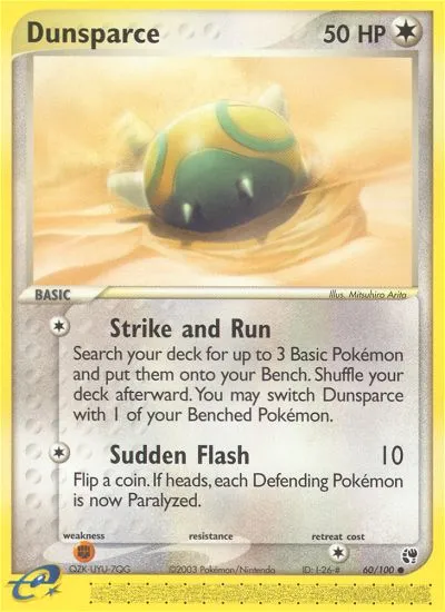 Insolourdo — EX Sandstorm — Pokémon