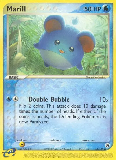 Marill — EX Sandstorm — Pokemon