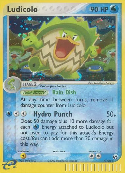 Ludicolo — EX Sandstorm — Pokémon