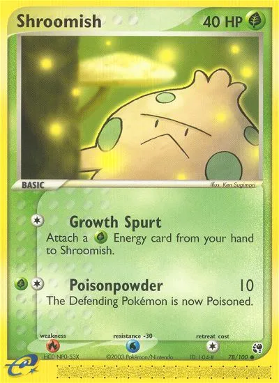Shroomish — EX Sandstorm — Pokémon