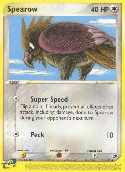 Spearow — EX Sandstorm — Pokémon