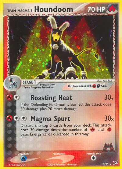 Team Magma's Houndoom — EX Team Magma vs Team Aqua — Pokémon