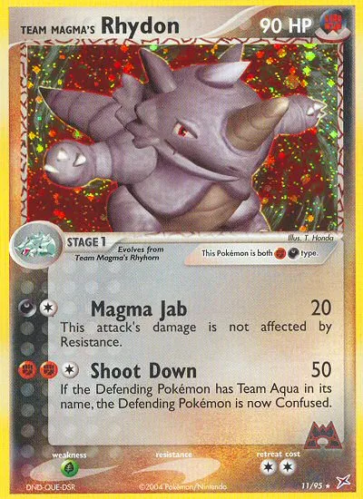Team Magma's Rhydon — EX Team Magma vs Team Aqua — Pokémon