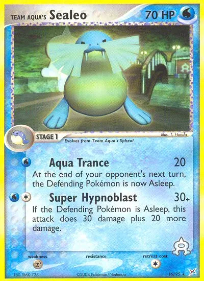 Team Aqua's Sealeo — EX Team Magma vs Team Aqua — Pokémon
