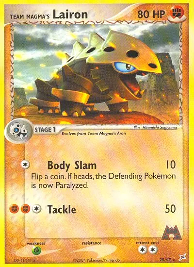 Team Magma's Lairon — EX Team Magma vs Team Aqua — Pokémon