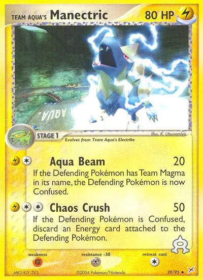 Team Aqua's Manectric — EX Team Magma vs Team Aqua — Pokemon