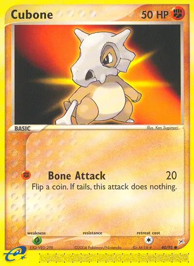Cubone — EX Team Magma vs Team Aqua — Pokémon